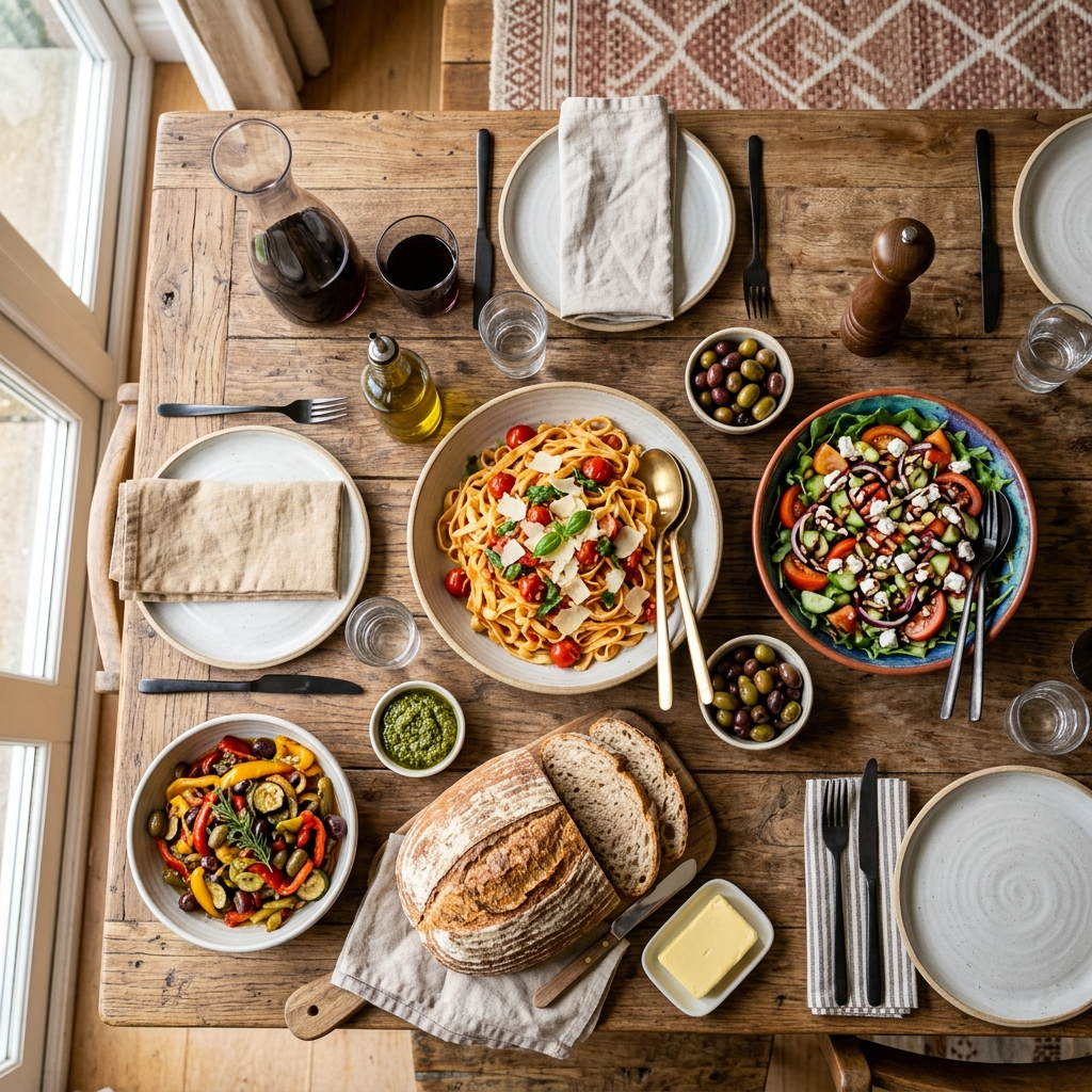 Köstliches Abendessen